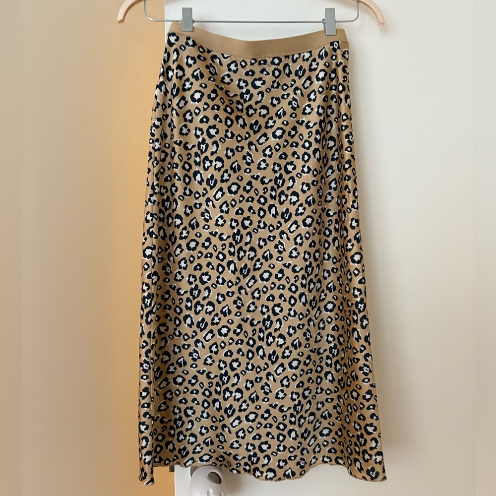Cheetah print skirt
